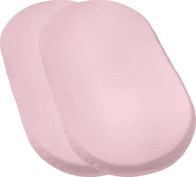 Produktbild von Erwin Müller Baby-Spannbettlaken Murnau" 2er-Pack rose 40x70 cm oval"