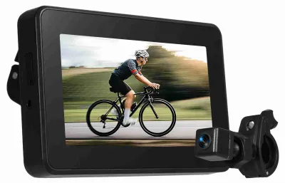 Obrázek produktu pro Zadní kamera pro kolo s displejem 4,3 palce a rozlišením 1080P, určená pro horská kola