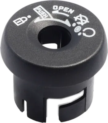 Produktbild von Zündschlossabdeckung ELEC schwarz kompatibel für Yamaha Aerox, MBK Nitro -2013