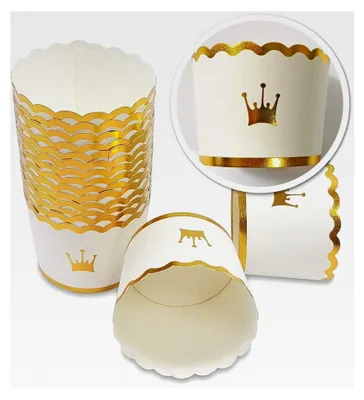 Produktbild von Muffin Krone Gold 6,1 cm Durchmesser