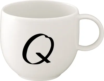 Produktbild von like. by Villeroy & Boch LETTERS Kaffeebecher 'Q' 330 ml