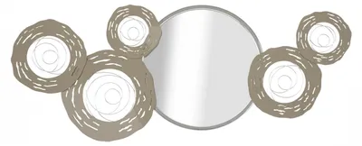 Immagine prodotto di Mauro Ferretti Pannello da muro Hop con specchio, 106x3,8x48 cm