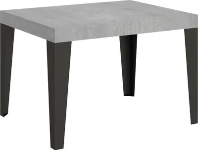 Produktbild von Ausziehbarer Tisch 70x110/194 cm Gestell Flame Cement Anthrazit
