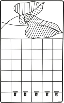 Zdjęcie produktu dla Metalowa tablica krata na notatki, 38 x 60 cm