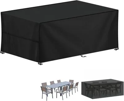Produktbild von Famanu Tischabdeckung Wasserfest 200 x 90 x 15 cm - 420D Oxford Stoff, UV-beständig, winddicht