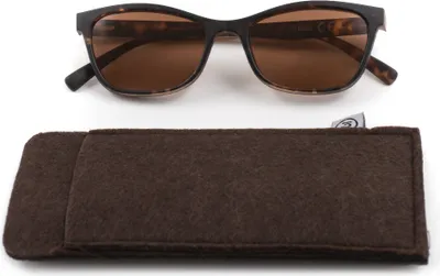 Produktbild von B&S READY READER PLASTIC CATEYE HAVANA +2.0 | Stilvolle Lesebrille Cateye