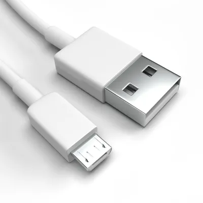 Produktbild von Micro-USB Ladekabel für Xiaomi Redmi 9AT Weiß 50 cm Handy Schnellladekabel Datenkabel