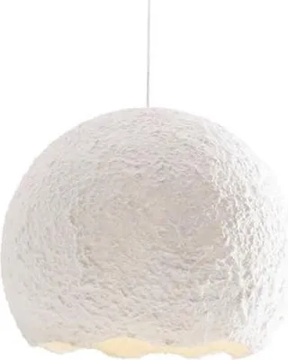 Image de Nest Nest Lampe à suspension - aluminium & cellulose - 220V - 13W - Réglable en hauteur - Blanc