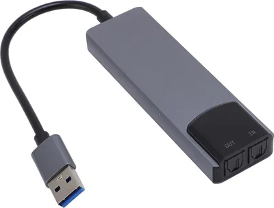 Zdjęcie produktu dla Karta dźwięku przestrzennego Plyisty 5.1 USB, zewnętrzna karta dźwiękowa z cyfrowym dźwiękiem SPDIF dla laptopa PC