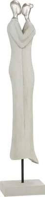 Immagine prodotto di Scultura vicino al legno di mango/alluminio fatta a mano 64,5x14x9 cm FFG-2121