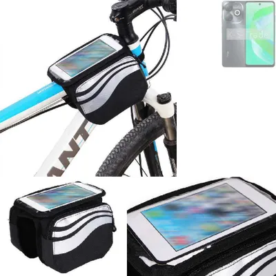 Produktbild von K-S-Trade Rahmentasche Fahrrad-Halterung kompatibel mit Infinix Smart 8 Pro Rahmenhalterung Fahrrad Handyhalterung Fahrradtasche Handy Smartphone