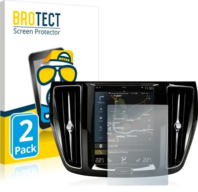 Produktbild von 2x BROTECT Schutzfolie für Volvo S60 Sensus Connect 2020 Displayschutz Displayschutzfolie Folie Matt Entspiegelungsfolie