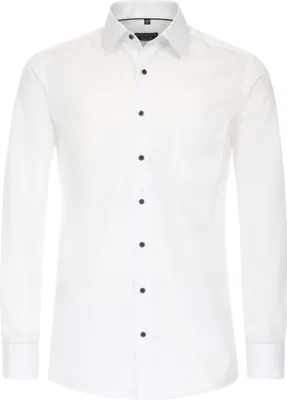 Produktbild von REDMOND Herren Businesshemd Langarm Kent Comfort-Fit Twill Weiß 5XL