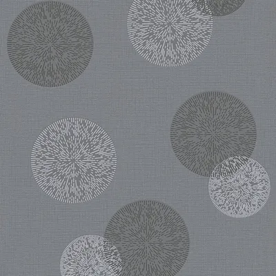 Produktbild von Profhome 347713-GU Grafik Tapete Geometrisch matt grau 5,33 m2