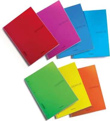 Produktbild von Blasetti Colorclub Notizbuch A4+ 70 Blätter Mehrfarbig