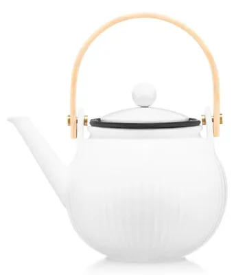 Produktbild von Bodum Duoro Teekanne 0,5 Liter Teepresse aus Porzellan und Edelstahlfilter