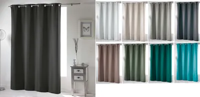 Produktbild von Vorhang blickdicht 135x240cm Gardine Schal Ösen Verdunkelung Thermo Schallschutz, Farbe:Beige