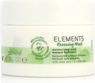 Produktbild von Wella Elements Renewing, 150 ml, Frauen, Alle Haare, Alle Farben, Feuchtigkeitsspendend, Reparatur, Glanz, Weichmachend, Topf