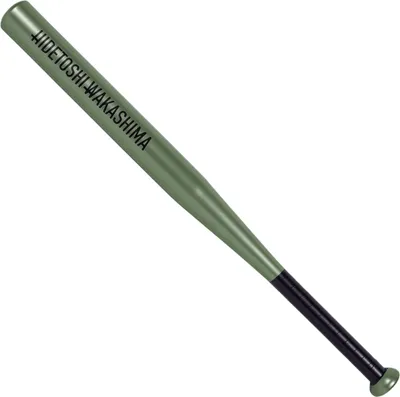 Produktbild von HIDETOSHI WAKASHIMA Baseballschläger 28" Stahl, rostfrei, rutschfester Griff, stabil & leicht, ideal für Training & als Dekoration army grün | HW-87