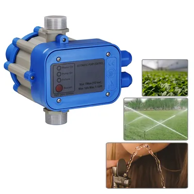 Produktbild von Fiqops Pumpensteuerung Mit Kabel Pumpen Tiefbrunnen Pumpenschalter Max.10 bar Druckwächter konstanten Hauswasserwerk