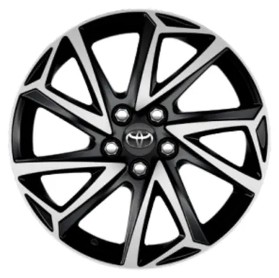 Immagine prodotto di TOYOTA Yaris Cerchio in alluminio nero lucido 16 PW457-0D004-13 OE