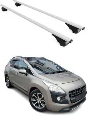 Produktbild von Dachträger Grundtäger für Peugeot 3008 2009-2016 75kg Metall Silber 2 tlg