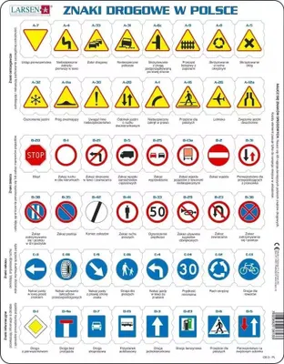 Produktbild von Układanka Znaki Drogowe W Polsce