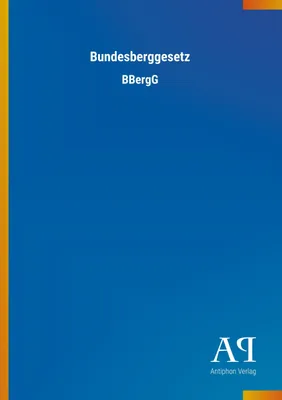 Produktbild von Bundesberggesetz