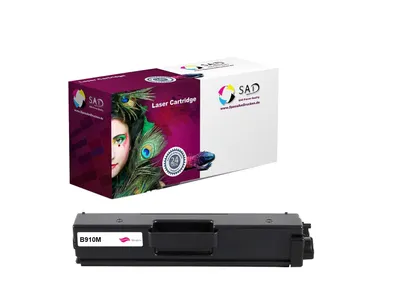 A toner cartridge and its packaging are displayed against a white background.