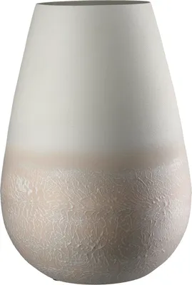 Produktbild von GILDE Vase rund Echo beige H. 33 cm, 60906