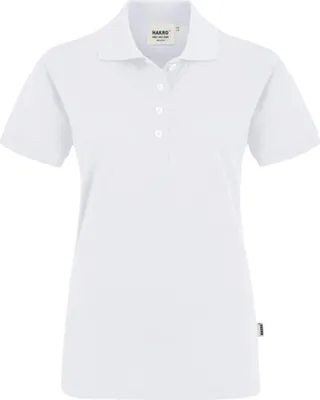 Produktbild von HAKRO Premium-Poloshirt Pima-Baumwolle Damen #201 Gr. L weiß