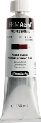 PRIMAcryl - Krapp dunkel - 150ml Feinste Künstler Acrylfarbe Schmincke 13 324 019