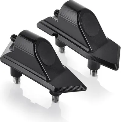 Produktbild von Rizoma Bs794 Rückspiegeladapter Schwarz  Schwarz One Size
