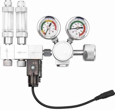 Obrázek produktu pro Bubble Counter Aluminum Alloy Steel Bubble Counter for Co2 System for Aquarium Plants