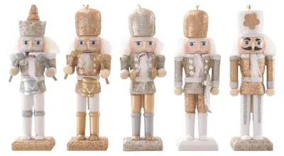 Zdjęcie produktu dla Zawieszka Nutcracker, Dziadek do orzechów  5 szt, 13 cm M13501