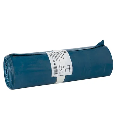 Produktbild von 200 Papstar Müllsäcke, LDPE 120 l 110 cm x 70 cm blau 90073