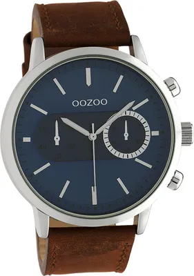 Obrázok produktu pre Oozoo kožené pánske/dámske hodinky analógové quartzové hodinky s náramkom hnedé Hodinky D2UOC10670