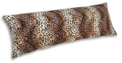 Productafbeelding van Kussenhoes met luipaardprint, pluche, 50,8 x 137,2 cm, 1 stuk