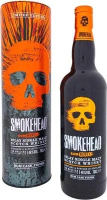Produktbild von Smokehead Rum Rebel + Box 700ml 46% Vol.