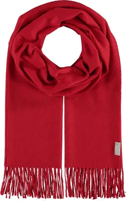 Produktbild von FRAAS Schal Pure Cashmere Scarf with Fringes Tomato rot
