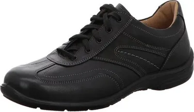 Produktbild von Jomos Herren Echtleder Schnürhalbschuh 'Toskana/Malaga'schwarz, Lederfutter, Herren:47 EU