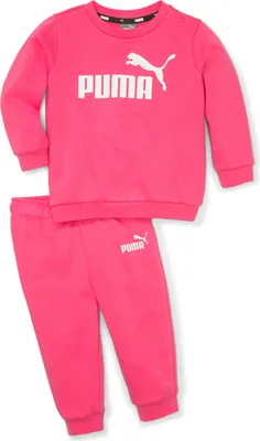 Produktbild von PUMA Minicats ESS Crew Jogginganzug Baby 25 - glowing pink 68