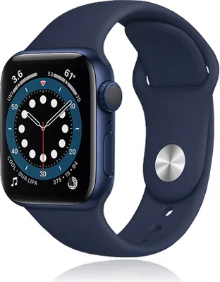 Produktbild von Apple Watch Series 6 44mm (A2292) Blue Alu Sport Band Blue GPS Gut