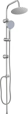 Image de vidaXL Système de douche argenté 47 x 20 x 95 cm acier inoxydable