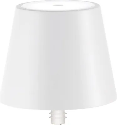 Immagine prodotto di Lampada a led Poldina STOPPER di Zafferano ricaricabile e portatile colore Bianco con batteria fino a 12 ore