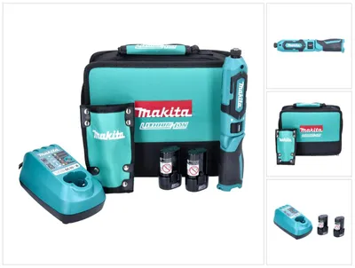 Zdjęcie produktu dla Makita TD 022 DSE Akumulatorowy klucz udarowy 7,2 V 25 Nm + 2x akumulator 1,5 Ah + ładowarka + torba