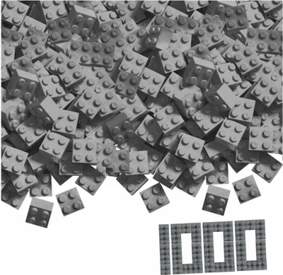 Produktbild von Androni 104114554 - Blox 1000 graue 4er Steine lose - Neu