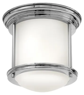 Produktbild von Elstead Hadrian Deckenleuchte E27 Chrom Weiß IP44