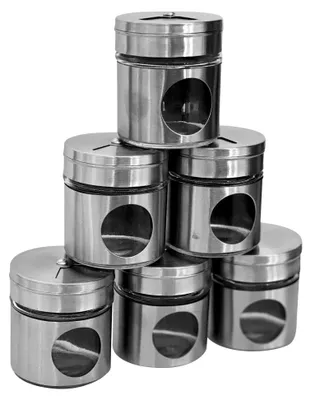 Produktbild von 6 Gewürzgläser Set für Salz und Pfeffer