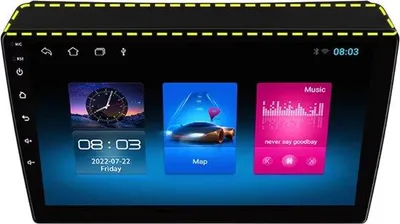 Zdjęcie produktu dla Radio samochodowe z Bluetooth i CarPlay do Fiata Ducato (2006–2015) – kompatybilne z Apple i Android – system stereo – system nawigacyjny – 1 GB/16 GB
